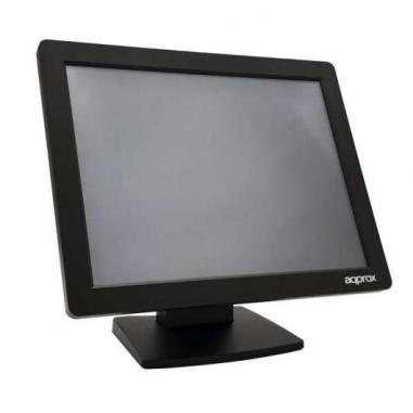 Approx Monitor Tactil LED 15" para TPV 1024 x 768 - Respuesta 5ms - Angulo de Vision H 160º V 140º - USB, VGA - VESA 75x75mm