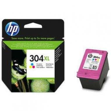 HP 304XL Color Cartucho de Tinta Original - N9K07AE