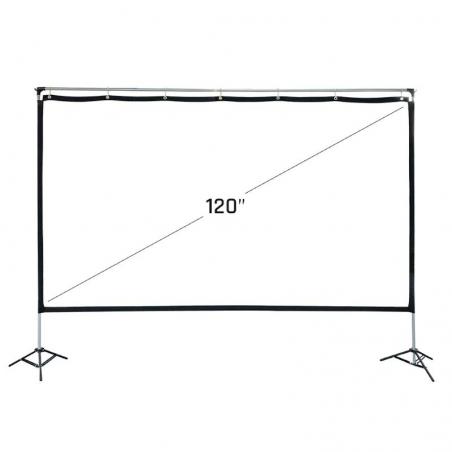 iggual Pantalla exterior portable 120" 265x149 cm