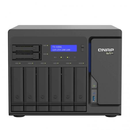 QNAP TS-H886-D1602-8G NAS 4+2-Bay 4x2.5GbE