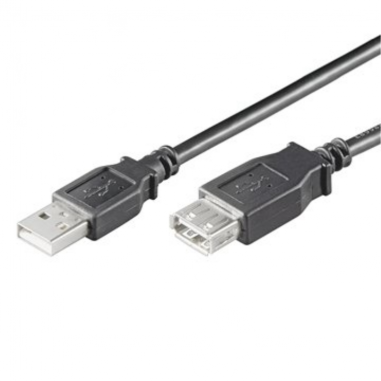 CABLE DE EXTENSION USB 2.0 A A A M/F, AWG28, DE 1,8 METROS.