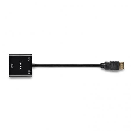 NGS ADAPTADOR HDMI A SVGA + AUDIO FULL HD + CABLE