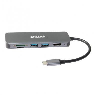 D-Link DUB-2327 6-in-1 USB-C Hub HDMI/CR/PD