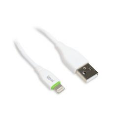 iggual cable USB-A/Lightning 100 cm blanco 2