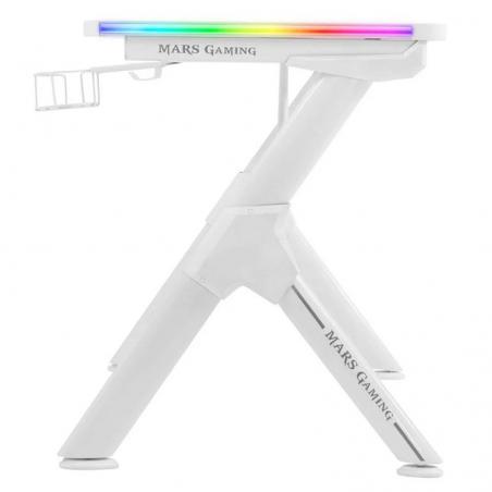 Mars Gaming MGDXL RGB Mesa Gaming WHITE