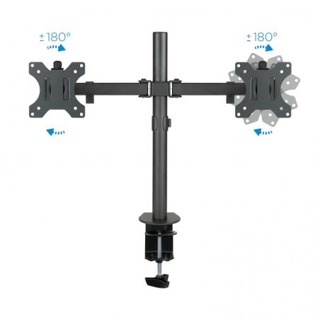 Tooq DB1232TN-B Soporte Monitor Mesa 2Brazos 13-32