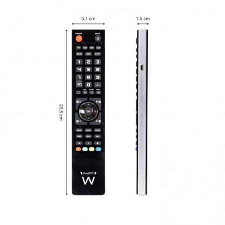 EWENT EW1570 Mando TV 4 en 1 programable x cable