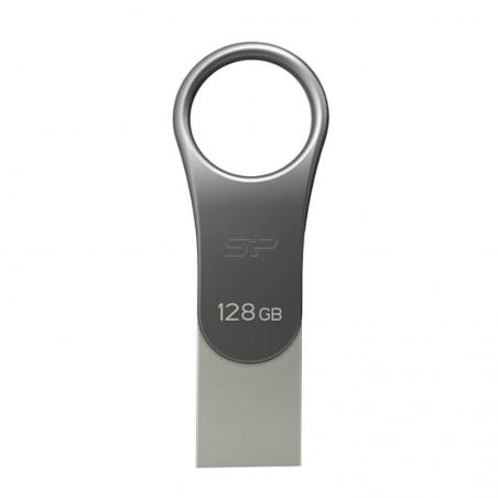 SP Lapiz USB C80 USB-C 3.2 128GB Dual Metalico