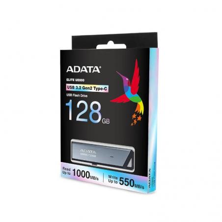 ADATA Lapiz USB ELITE UE800 128GB USB-C 3.2 Gen2