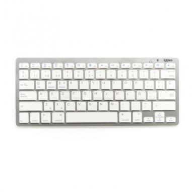 iggual Teclado Bluetooth Slim TKL-BT plata