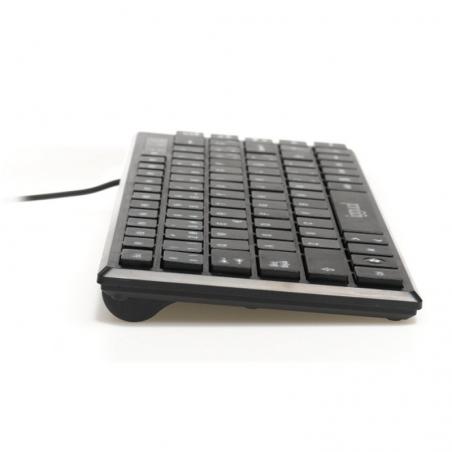 iggual Teclado USB compacto TKL Slim TKL-USB negro