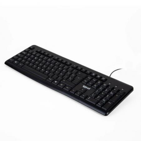 iggual Teclado estándar CK-BASIC2-105T negro