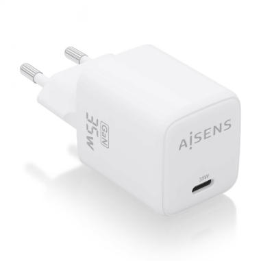 CARGADOR AISENS GAN 35W 1XUSB-C PD3.0 QC4.0 BLANCO