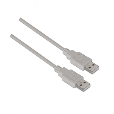 CABLE AISENS USB 2.0 TIPO A/M-A/M BEIGE 1.0M