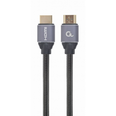 CABLE HDMI 2.0 4K 60HZ GEMBIRD CCBP-HDMI-1M PREMIUM TRENZADO ETHERNET 1M NEGRO