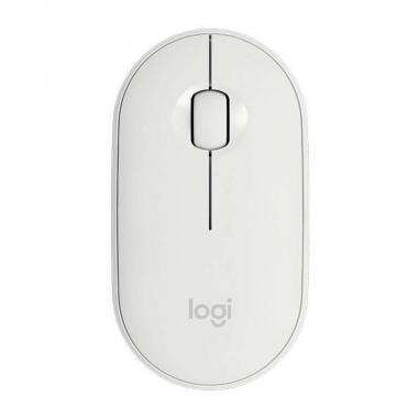 Logitech Pebble M350 Raton Inalambrico USB 1000dpi - 3 Botones - Uso Ambidiestro - Color Blanco