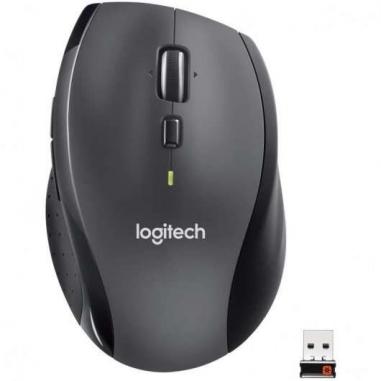 Logitech M705 Marathon Raton Inalambrico USB 1000dpi - 6 Botones - Uso Diestro - Color Negro/Gris Oscuro