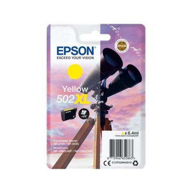 Epson 502XL Amarillo Cartucho de Tinta Original - C13T02W44010