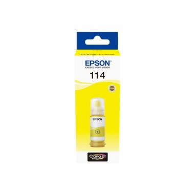 Epson 114 Amarillo Botella de Tinta Pigmentada Original - C13T07B440