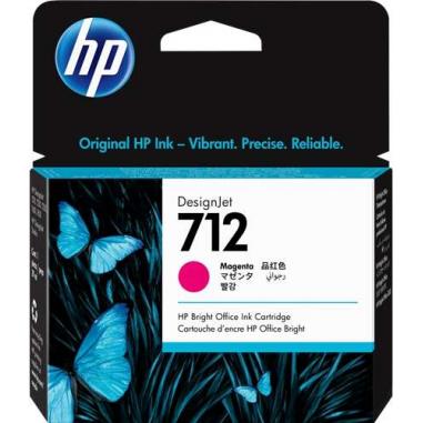 HP 712 Magenta Cartucho de Tinta Original - 3ED68A