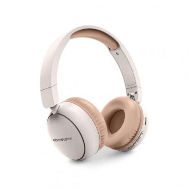 Energy Sistem Auriculares Bluetooth con Radio FM - Plastico 100% Reciclado - Reproductor MP3 y MicroSD - Color Blanco