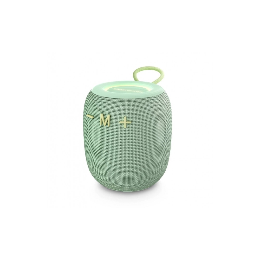 Energy Sistem Bloom Altavoz Bluetooth - 18h de Bateria - Luces LED - Tecnologia True Wireless Stereo - IPX6 - Color Verde