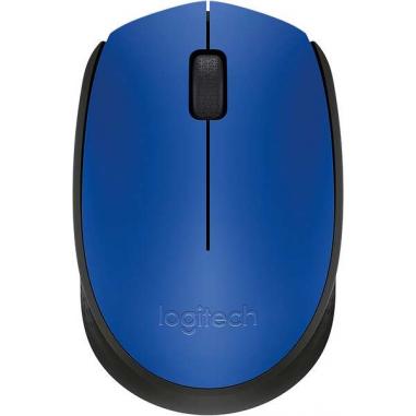 Logitech M171 Raton Inalambrico 1000dpi - 3 Botones - Uso Ambidiestro - Color Azul