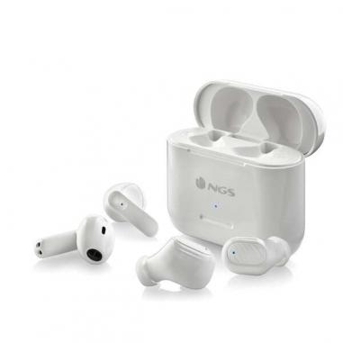 NGS Artica Duo Pack de 2 Pares de Auriculares Bluetooth 5.1 TWS - Manos Libres - Autonomia hasta 5h - Controles Tactiles - Estuc