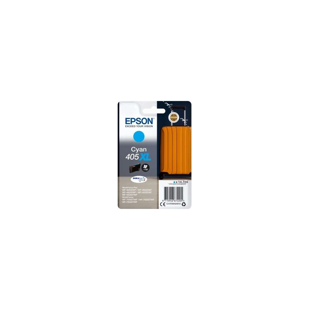 Epson 405XL Cyan Cartucho de Tinta Original - C13T05H24010