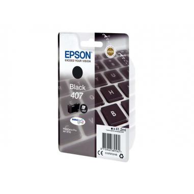 Epson 407 Negro Cartucho de Tinta Original - C13T07U140