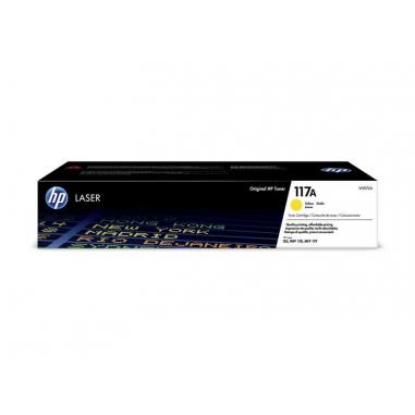 HP W2072A Amarillo Cartucho de Toner Original - 117A