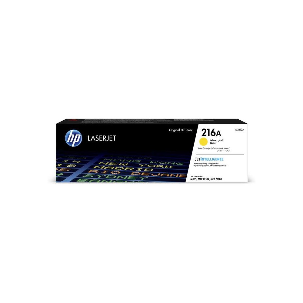 HP W2412A Amarillo Cartucho de Toner Original - 216A