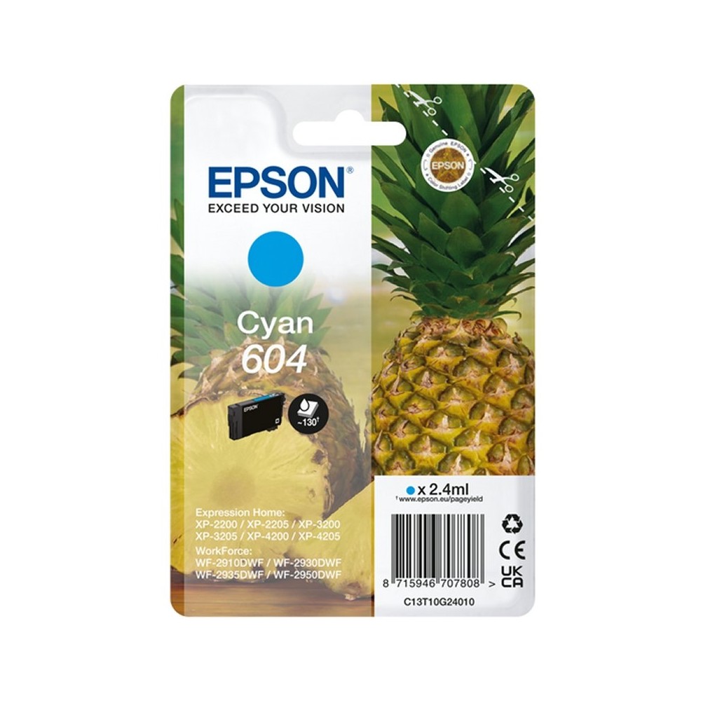 Epson Cartucho 604 Cyan