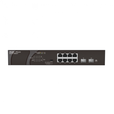 SWITCH RUIJIE REYEE RG-ES110GDS-P GIGALAN 8p SFP 2p POE