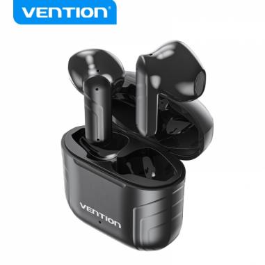 Vention Auriculares Bluetooth 5.3 con Estuche de Carga - 5h Autonomia - ELF 05 - Color Negro