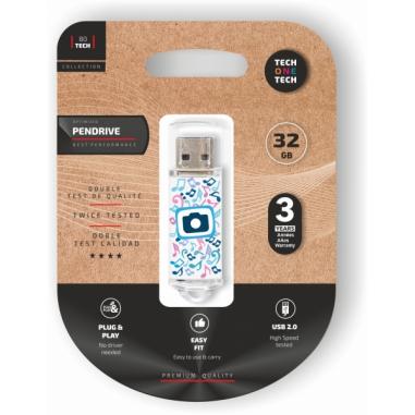 TechOneTech Be Super Foto Dream Memoria USB 2.0 32GB (Pendrive)