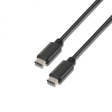 AISENS CABLE USB 2.0 3A TIPO USB-C M-USB-C M NEGRO 3.0M