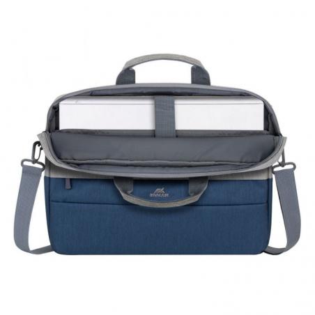 RIVACASE 7532 Grey/blue Prater Maletín 15,6" gris-