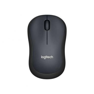 Logitech M220 Silent Raton Inalambrico 1000dpi - Silencioso - 3 Botones - Uso Ambidiestro - Color Gris