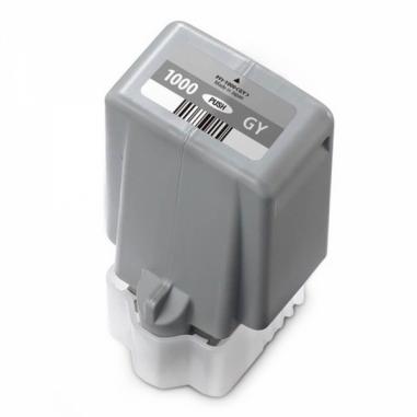 Canon PFI1000 Gris Cartucho de Tinta Pigmentada Generico - Reemplaza PFI1000GY/0552C001