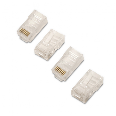 CONECTOR AISENS RJ45 8 HILOS CAT.6 AWG24 10 UDS