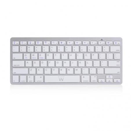 Ewent Teclado Bluetooth iOS/Android/Win Slim Plata