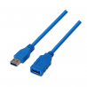 CABLE AISENS USB 3.0 TIPO A/M-A/H AZUL 2.0M