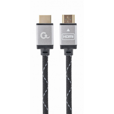 CABLE TRENZADO HDMI 2.0 4K 60HZ GEMBIRD SELECT PLUS SERIES CON ETHERNET 5M NEGRO