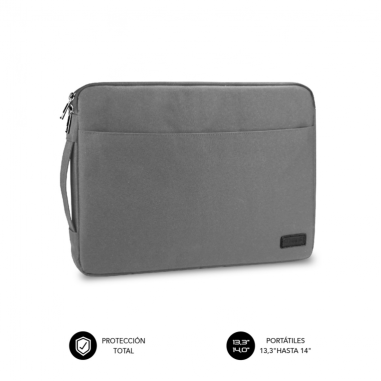 FUNDA PORTATIL SUBBLIM URBAN LAPTOP SLEEVE 13,3-14" GREY