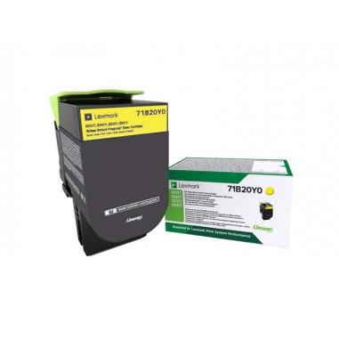 Lexmark CS317/CS417/CS517/CX317/CX417/CX517 Amarillo Cartucho de Toner Original - 71B20Y0/71B0040