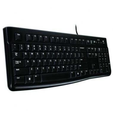 Logitech K120 Teclado USB - Resistente a Salpicaduras - Cable de 1.50m