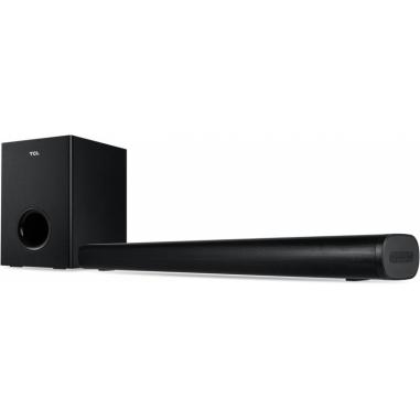 TCL S522WE Barra de Sonido con Subwoofer Inalambrico 200W - Salida de Audio 2.1 Canales - Bluetooth 5.1, HDMI ARC - Color Negro