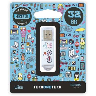 TechOneTech Be Bike Memoria USB 2.0 32GB (Pendrive)