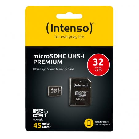 Intenso 3423480 Micro SD UHS-I Premium 32GB c/adap